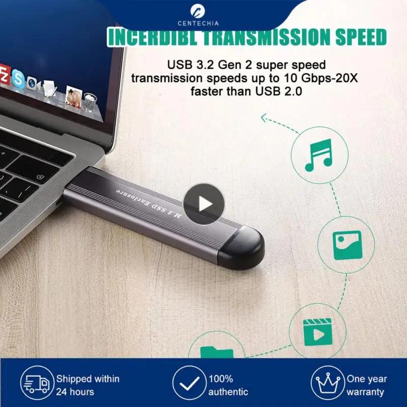 SSD ̽ NVME Ŭ M.2 to USB C Ÿ 3.1 SSD , NVME PCIE NGFF SATA M/B Ű SSD ũ ڽ, M.2 SSD ̽ ǰ